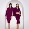 Women's Suit Blazer Peak Lapel One Button Office Work Business Jacket