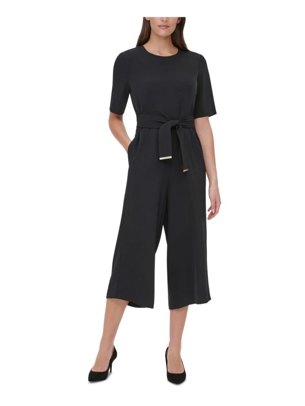 5124o0rVNFL.jpg Women's Twill Cropped Jumpsuit