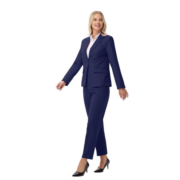 51Q0vyUONYL.jpg Women Suits 2 Piece Pants Suits for Women Dressy Business Work Professional Slim Fit Suit