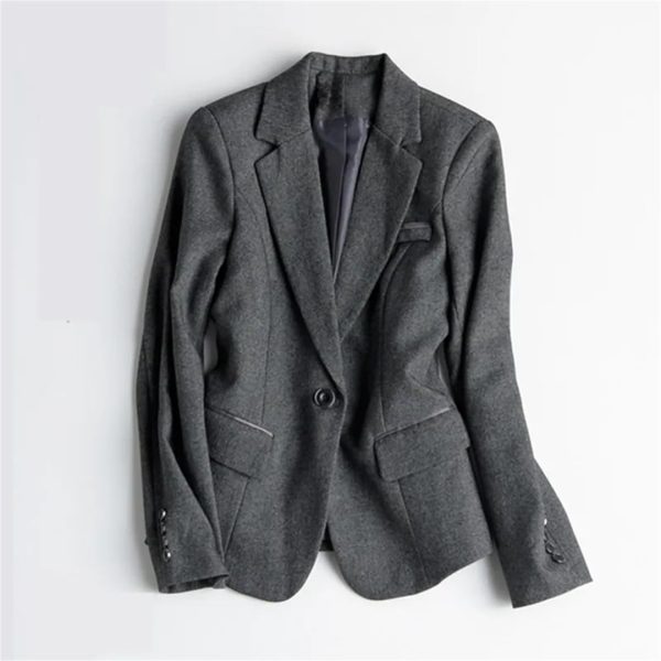 51TBhKSERAL.jpg Women Office Ladies Formal Outerwear Work Tops Blazers and Jackets