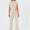 2 Piece Sets for Women Summer Vacation 2025 Lounge Outfits Matching Two Pcs Spring Knit Tracksuits Sweat Suits
