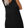 Womens Summer Casual Sleeveless Rompers Tank Crewneck Wide Leg Loose Shorts Jumpsuit Overalls with Pockets