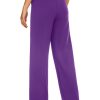 Women's Casual High Waisted Wide Leg Dress Pants with Pockets and Belt
