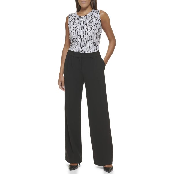 613qRj80u3L.jpg Women's Zipper Fly Stretch Wear to Work Suits Pant