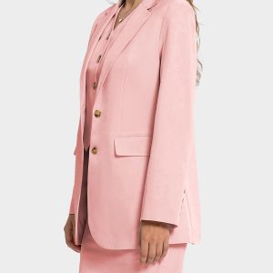 Women's 3 Piece Skirt Sets Business Casual Short Skort Blazer Suit Long Sleeve Jacket Vest Matching Outfits