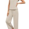 Two Piece Sets for Women Summer Vacation Travel Outfits Business Casual Outfits Matching Sets Women Clothing