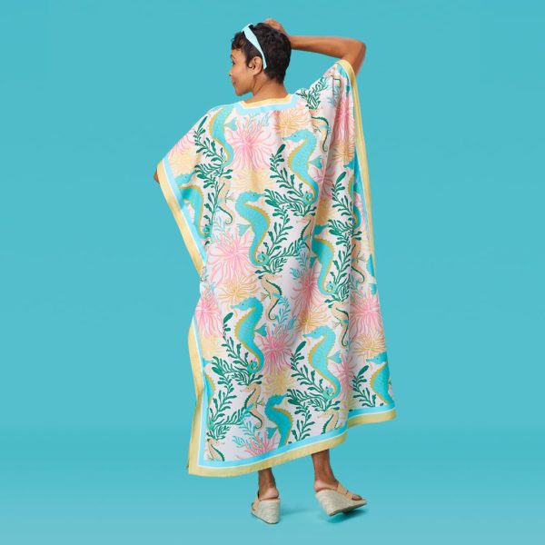 61FdPhKFanL.jpg Seahorses Caftan Beach and Pool Coverup