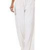 Women Suit Pants Wide Leg Pants High Elastic Waisted in The Back Business Work Trousers Long Straight