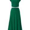 Two Piece Skirt Set for Women 2025 Summer Spring Dressy Casual Knit Travel Vacation Matching Lounge Outfits