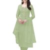 Women's Cotton Embroidery Salwar Suit Set Kurta Pant with Dupatta Kurta Set for Women