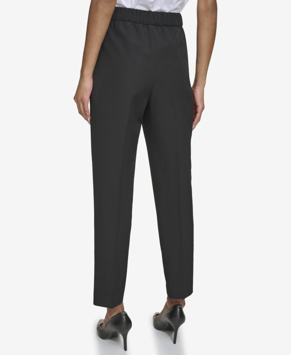 61Wgy2zMzJL.jpg Women's Slim Fit Elastic Back Suit Pant