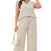Two Piece Sets for Women Summer Vacation Travel Outfits Business Casual Outfits Matching Sets Women Clothing