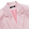 Women's Suit 2 Piece Casual Outfits Cropped Blazer High Waisted Wide Leg Pants for Work