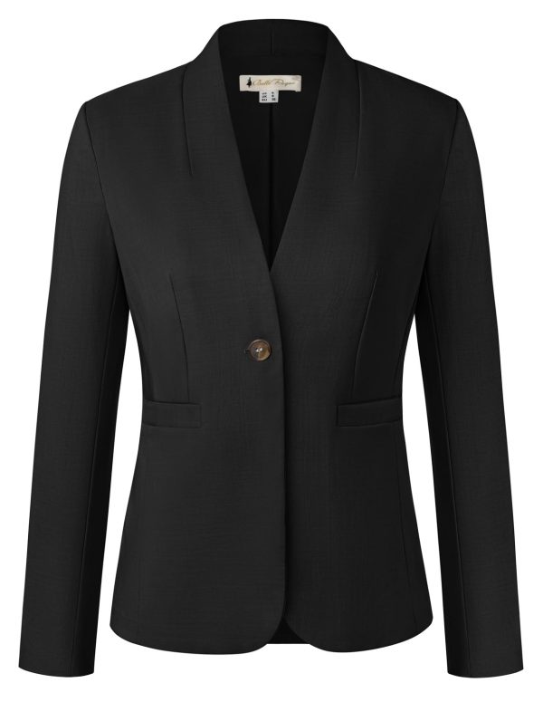 61fK8zZyuXL.jpg Blazers for Women Business Casual Blazer Jackets Fully Lined Office Work Blazer with Pockets