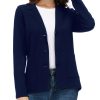 Women's Long Sleeve Casual Blazer Work Office Bussiness Jacket with Pocket