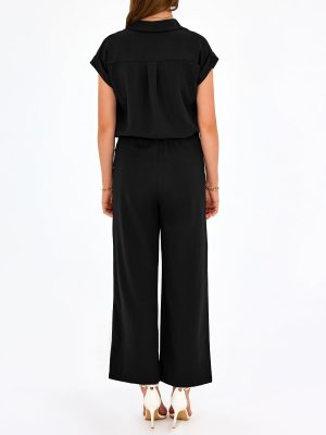 Womens 2 Piece sets Summer Cap Sleeve Tops Palazzo Pants Dressy Casual Vacation Travel Outfits Tracksuits