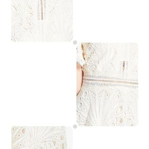 Womens Summer Hollow Out Party A Line Midi Long Princess Elegant Office Runway Robes Dress