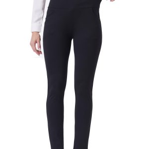 Women's Work Pants Comfy Stretch Skinny Leg Elastic High Waist Pull on Business Casual Dress Pants