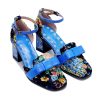 Women's Chunky Low Block Heels Mary Jane Summer Leather Closed Toe Work Pumps Comfortable Round Toe Dress Wedding Shoes Square