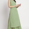 Women's Georgette Chikankari Embroidery Kurta set with Dupatta