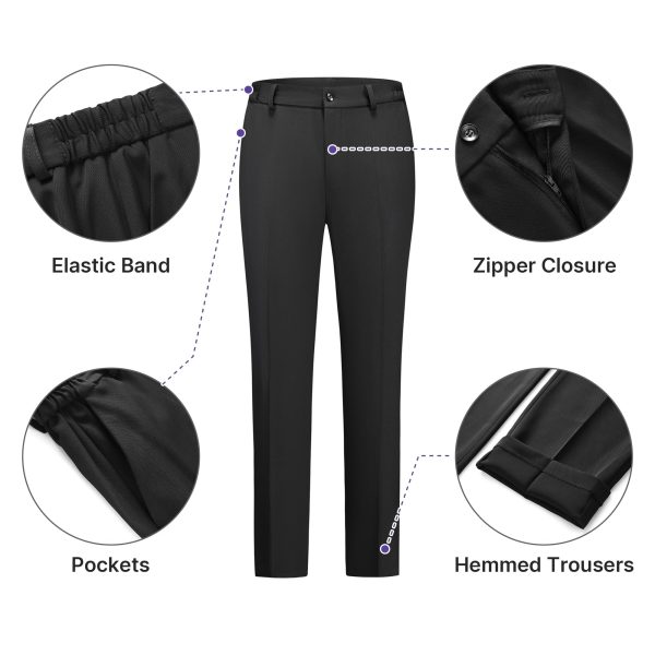 71D77Sj3XCL.jpg Women's Pants Suit Solid Jacket 2 Piece Set Irregular Blazer Suit Business Casual