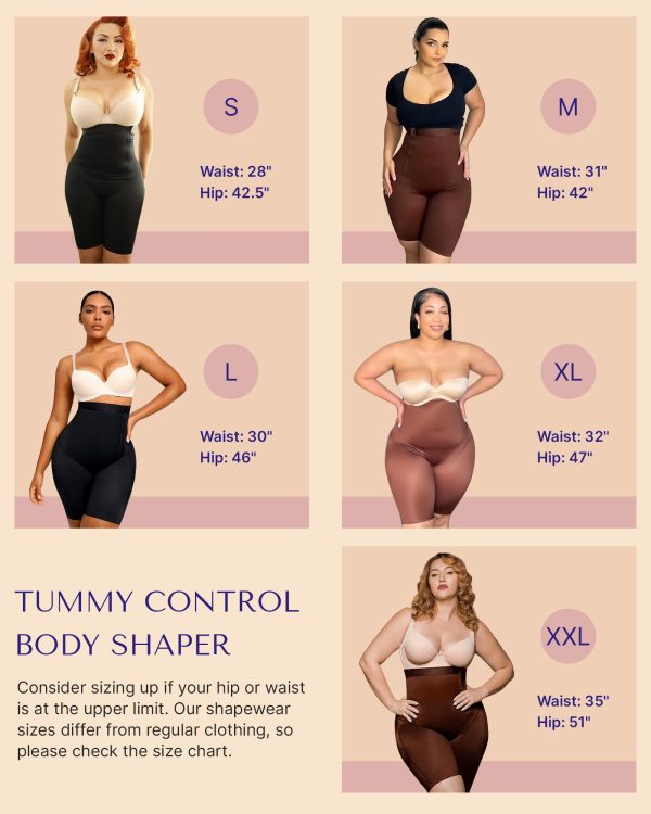 71FxKSjSkgL.jpg Shapewear For Women Tummy Control High Waisted Body Shaper Shorts Butt Lifting Shapewear Higher Power Panties