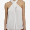 Women's Pleat Neck Sleeveless Cami
