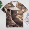 Western Vintage Denim Style Womens Polo Shirts Short Sleeve Golf Shirts Casual Tennis Shirts for Work Business