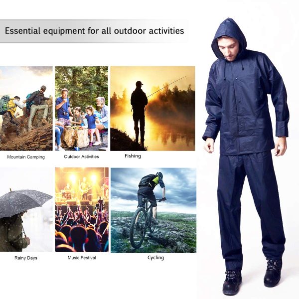71Vf5R32ouL.jpg Men's Ultra-lite Waterproof Rain Suit for Golf,Hiking,Travel Running