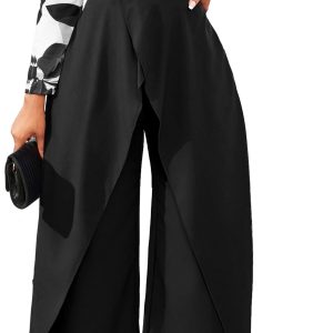 Casua Jumpsuit for Women Sexy Hight Waist Straight Long Pants Wide Leg Pants Womens One Piece Outfits