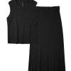 Women's Two Piece Sets 2025 Bodycon Dresses Summer Outfits Tank Top and Midi Skirt Suits Sweater