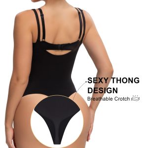 Open Bust Shapewear Tummy Control Bodysuits for Women Seamless Compression High Waisted Body Shaper