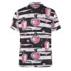 Make Up Theme Pattern with Perfume Womens Polo Shirts Short Sleeve Golf Shirts Casual Tennis Shirts for Work Business