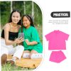 Elegant Women's Short Shirt Set Summer Vacation Shorts Suit Casual Outfit Set for Women