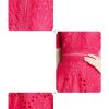 Womens Summer Hollow Out Party A Line Midi Long Princess Elegant Office Runway Robes Dress