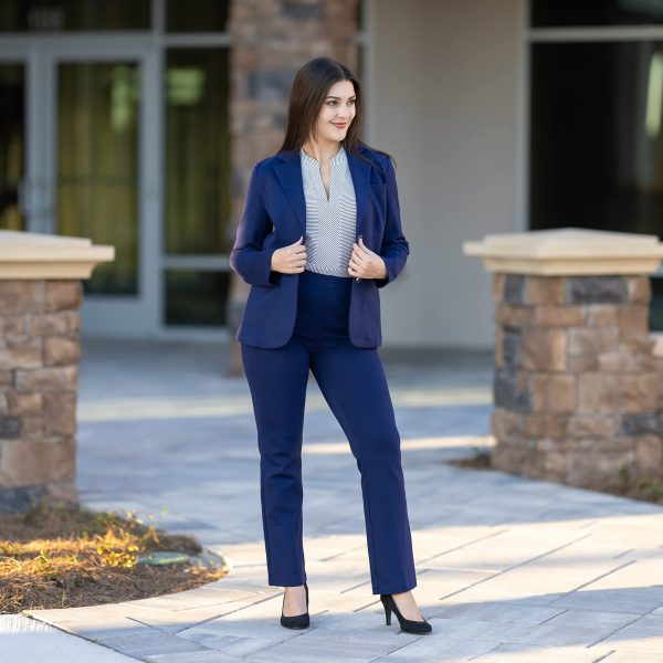 81B0n4RvSJL.jpg Women's 2 Buttons Business Blazer Pant Suit Set for Work