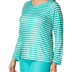 Women's UPF 50+ Long Sleeve Active Swim Tee & Workout Top