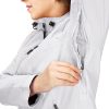 Packable Rain Jacket Women Lightweight Waterproof Raincoat with Hood Cycling Bike Jacket Windbreaker