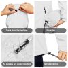 Packable Rain Jacket Women Lightweight Waterproof Raincoat with Hood Cycling Bike Jacket Windbreaker