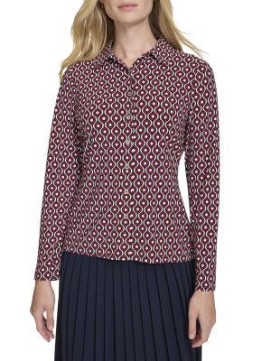 Women's Soft Work Long Sleeve Knit Top